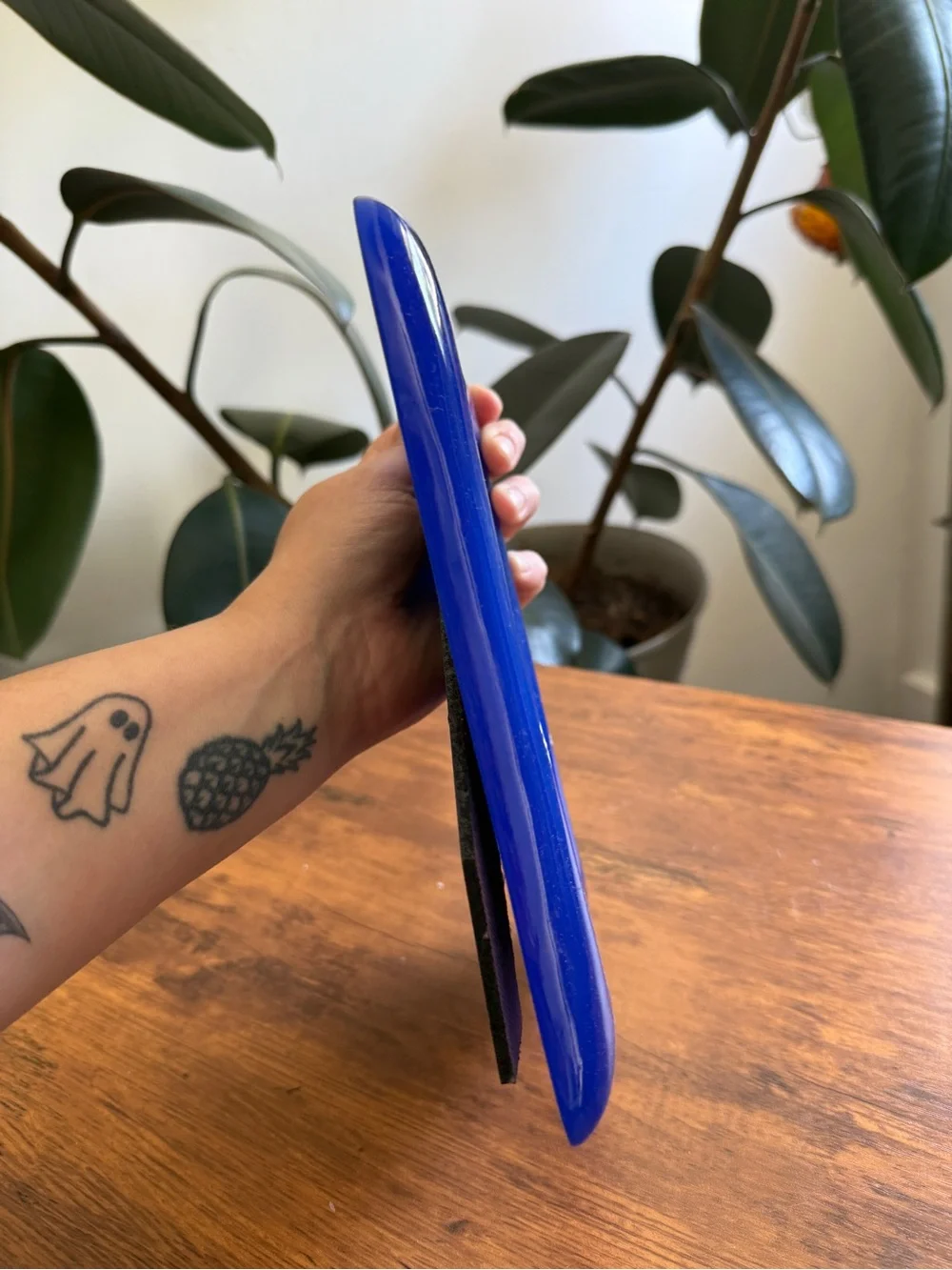 Cobalt Blue Curved Photo Frame